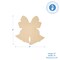 Christmas Bells Cutout Ornament, Multiple Sizes Available, Unfinished Wood Tree Decor | Woodpeckers